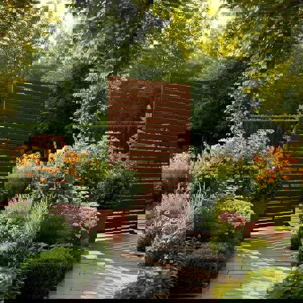 Nicoman Metal Indoor/Outdoor Privacy Screen 90cm x 180cm - Slats