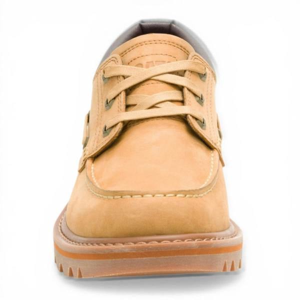 Caterpillar CAT (Caterpillar) Mens Honey Brown Leather Low-Cut Boots - Colorado Boat Lo