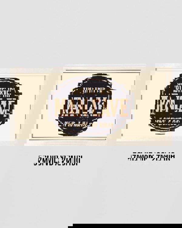 Personalised Wall Art Print – My Cave My Rules Man Cave Sign