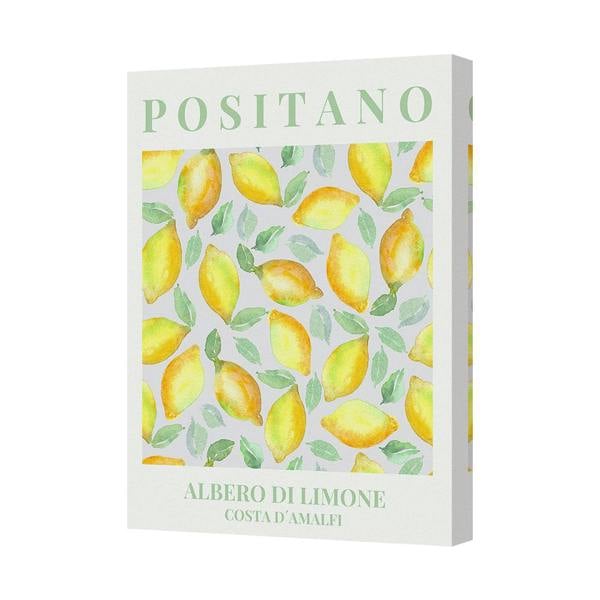 Benjamin Tate Design Positano Lemon Art Canvas Print Gallery Wrapped Home Decor