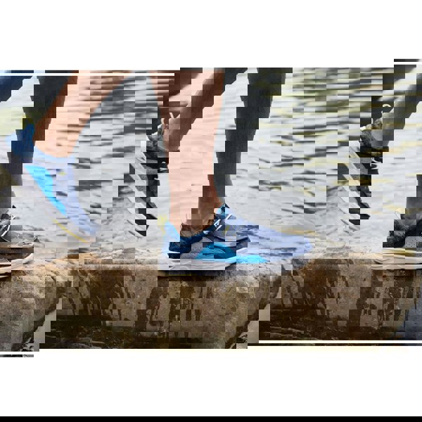 HEYDUDE Wally Hey2O Active Polyester Men's Sargasso Blue/Alaskan Blue Moccasins Shoes