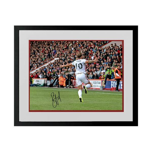 Billy Sharp Signed Sheffield United 16x12 Image Deluxe Mount Frame