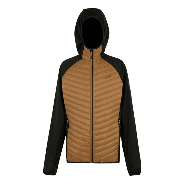 Regatta Mens Andreson Hybrid Jacket - Nut Brown/Black