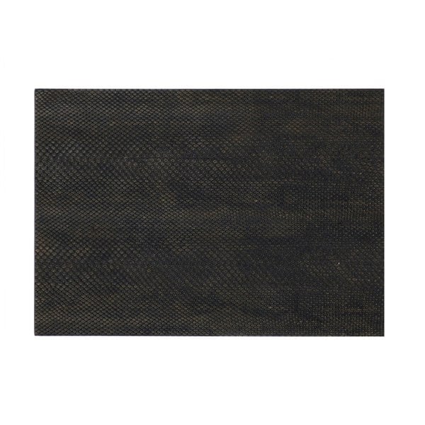 Serving Mat / Grand Placemat Faux Boa Charcoal - Posh Trading Company  - Interior furnishings london