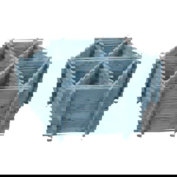 Hexagonal Planter Pressure Treated Timber 6 - Best Shed