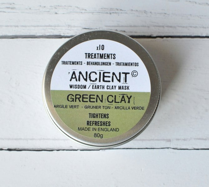 Antonia York Clay Face Mask Powder and Bamboo Face Cloth Gift Box Cleansing Treatment for your Skin