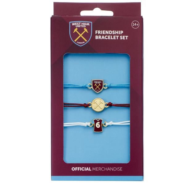 The Carat Shop West Ham Friendship Bracelet Set