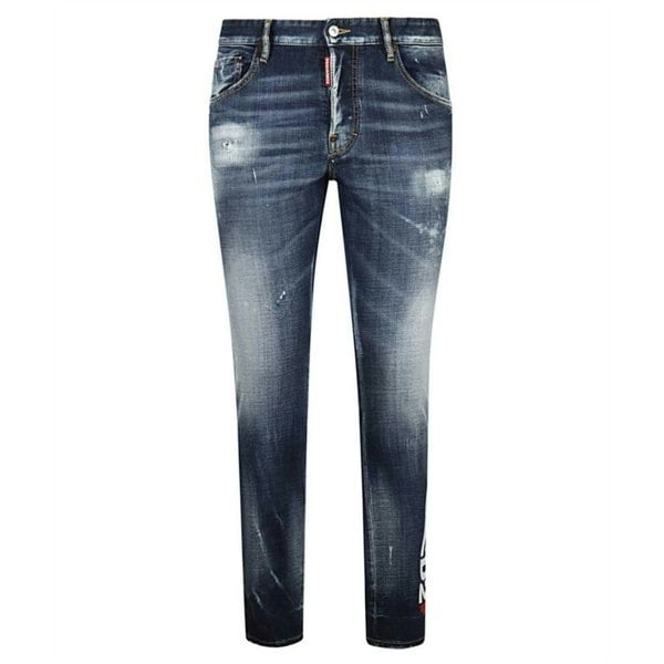 Dsquared2 Skater Jean Large Print Jeans