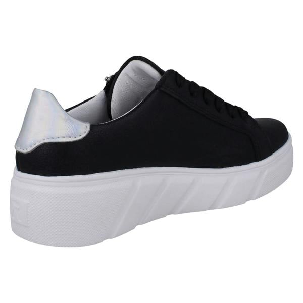 Rieker Ladies Rieker Sport Punched Detail Wedge Trainers W2605