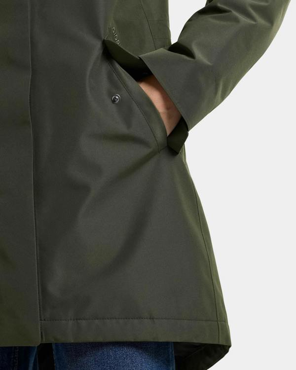 Didriksons Womens Alana Parka 2 - Deep Green 300