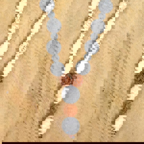 Myga Bodhi Mala Bead Necklace