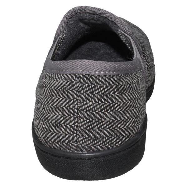 Clarks Mens Clarks Textile Slip On Twin Gusset Slippers King Ease