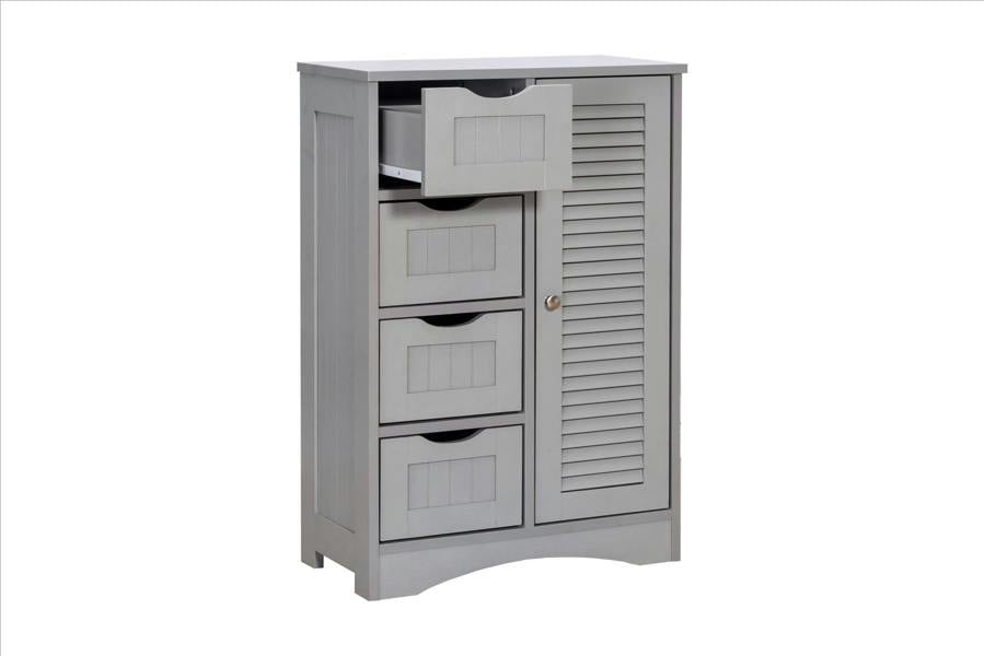 Timber Art Design Modern Freestanding Bathroom Storage Cabinet Unit