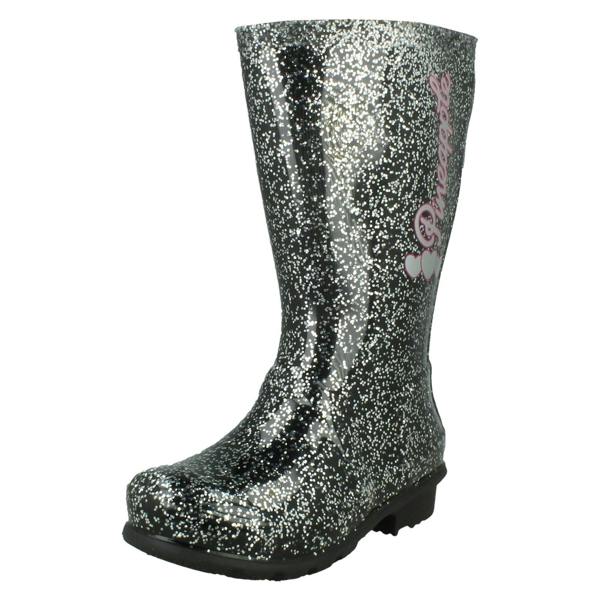Pineapple Girls Pineapple Wellington Boots With Glitter Detailing X1275