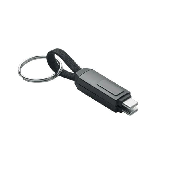 MidOcean Keysto Keyring Charging Cable - Black - 