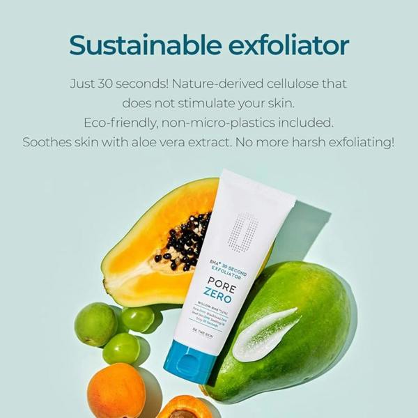 BE THE SKIN BHA+ PORE ZERO 30 Second Exfoliator (100g)