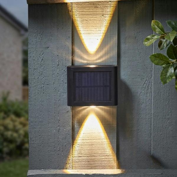 Garden Greatness Lunaria 2-Way Wall Fence Post Light