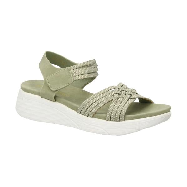 Cipriata Womens/Ladies Eletta Crossover Strap Sandals - Sage Green - 