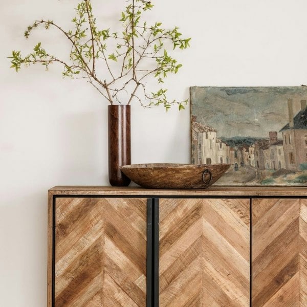 Hemming & Wills Reclaimed Solid Teak Wood Wide Sideboard - Richmond Collection