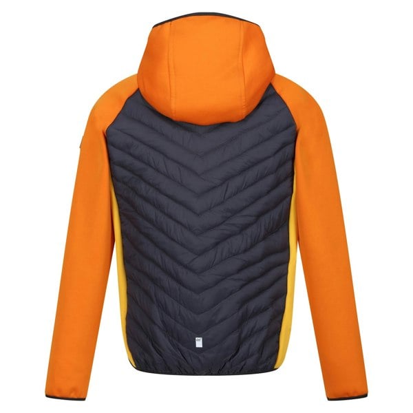 Regatta Childrens/Kids Kielder Hybrid VII Padded Jacket - Orange Pepper/Seal Grey