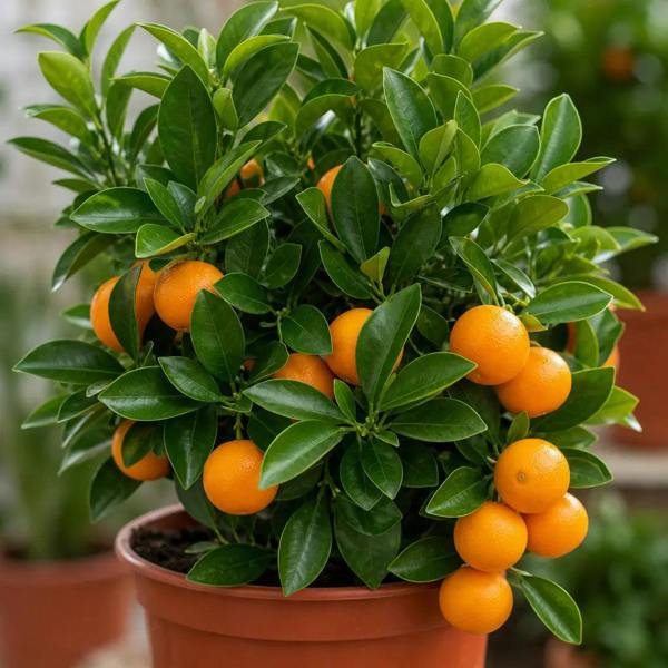 5L Calamondin Tree – Indoor & Outdoor Citrus in Decorative Pot Plants By Post