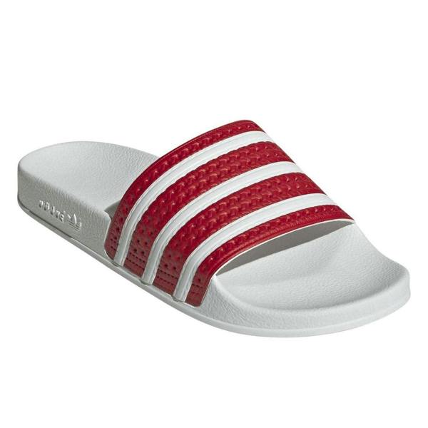 Adidas Unisex Adult Adilette Slides - Red - 