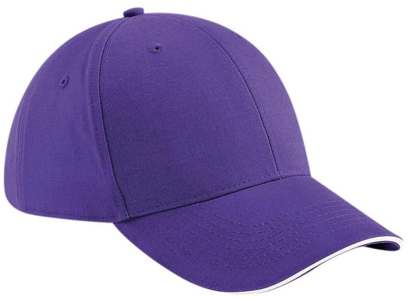 Beechfield Adult Beechfield OSFA Sandwich Peak Cap {BC020}
