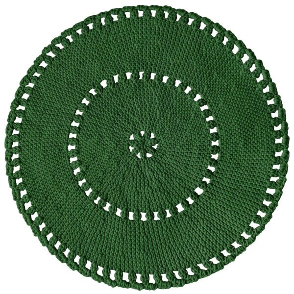 Zuri House Crochet BOHO rug | AVOCADO