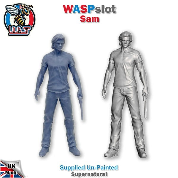 MCSlots Supernatural Sam Unpainted Figure 1:18 Scale Wasp