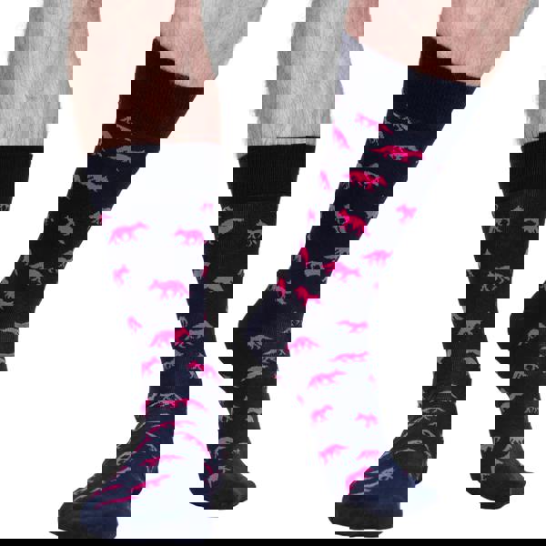 Jemsox 5-Pack Multi Pink Organic Cotton Socks – Mens Crew