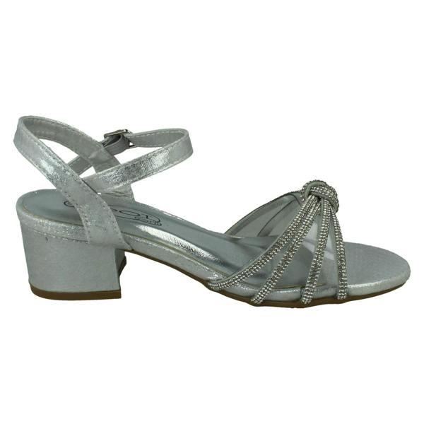 Spot On Girls Spot On Ankle Strap Diamante Sandals H1121
