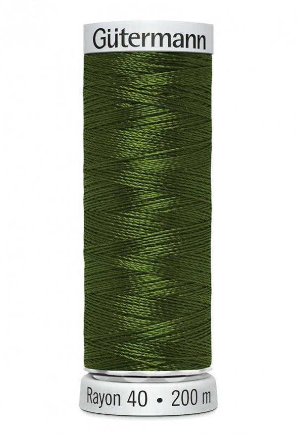 Gutermann No 40 Sulky Rayon Embroidery Thread 200m Rayon Thread Suitable For Embroidery
