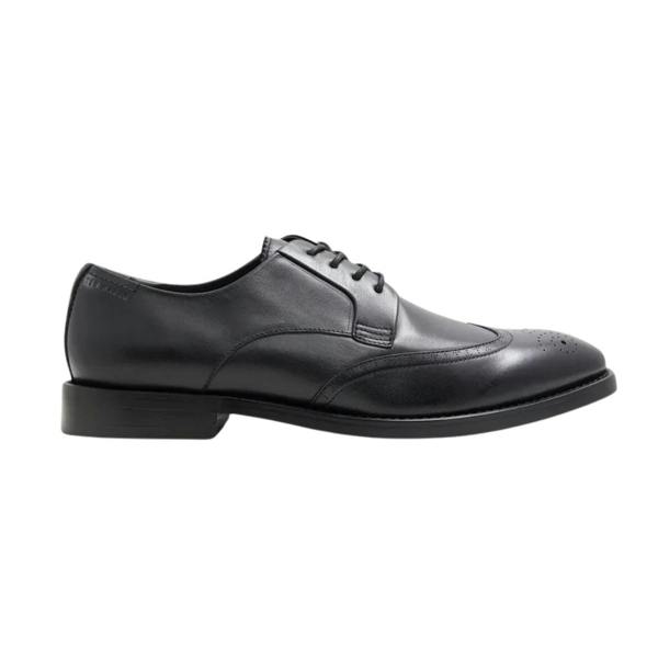 Ted Baker Hacknie Wing Tip Black Dress Shoe