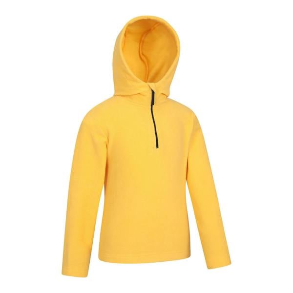 Mountain Warehouse Childrens/Kids Camber II Fleece Hoodie - Mustard - 