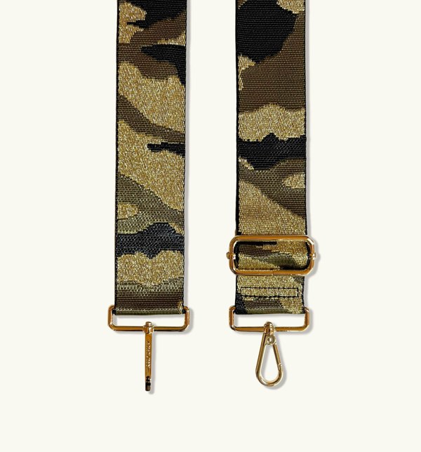 Apatchy Green & Gold Camo Strap