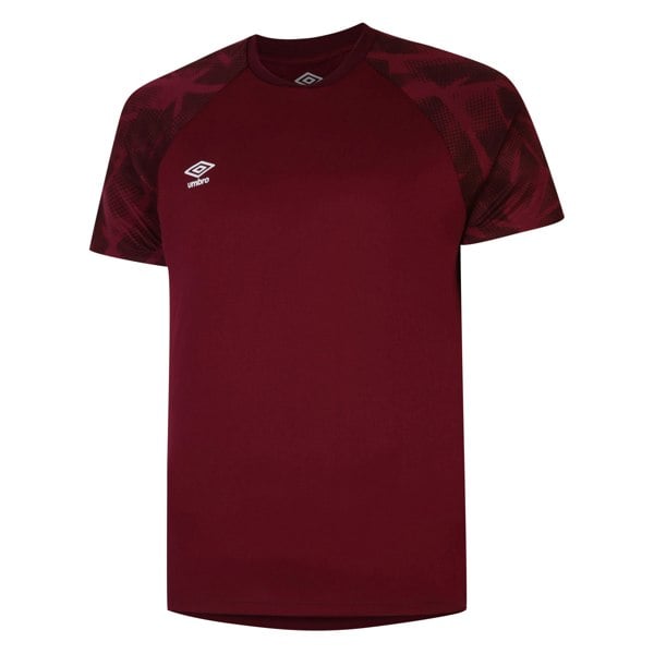 Umbro Childrens/Kids Atlas Jersey - New Claret/White