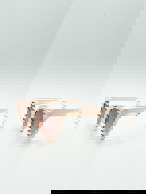 SVNX Light Pink Cateye Sunglasses