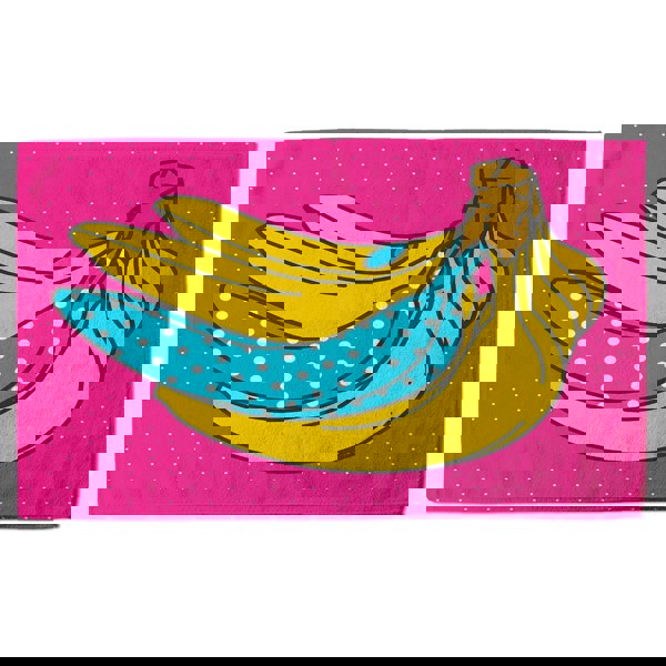 Benjamin Tate Design Pop art banana (Bath Towel)