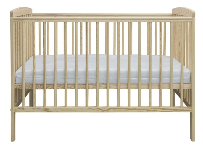 Kinder Valley Sydney Cot Natural with Pocket Sprung Mattress