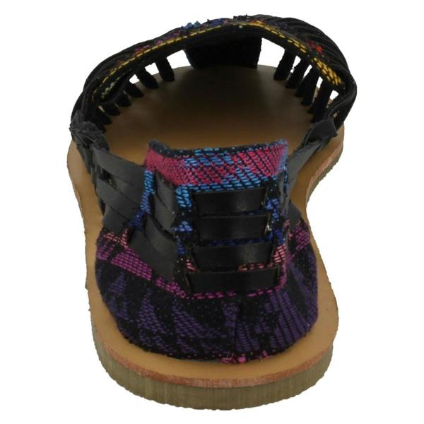 Savannah Ladies Savannah Flat Weave Ballerinas