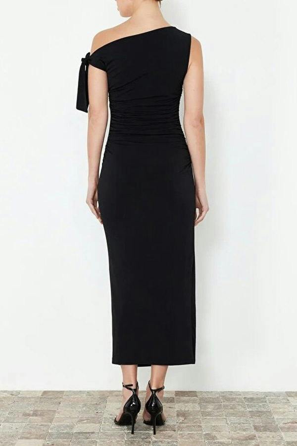 WOVCOR Fitted Maxi Stretch Pencil Knit Dress