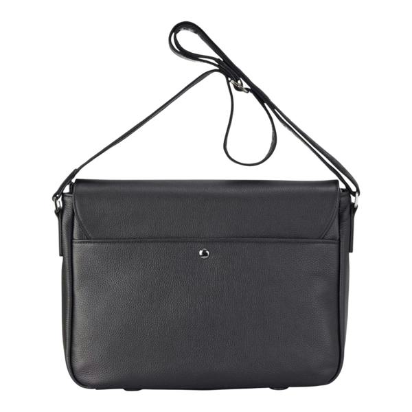 Infinity Leather Genuine Leather Laptop Bag Travel Work Messenger Satchel - Camden