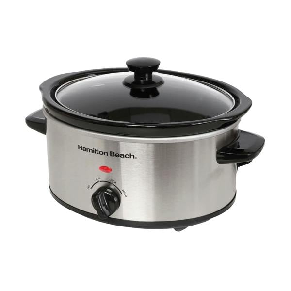 Hamilton Beach The Comfort Cook 3.5L Slow Cooker - Stainless Steel