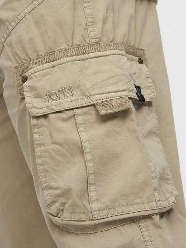 Duck and Cover Kartmoore Combat Pants - Stone