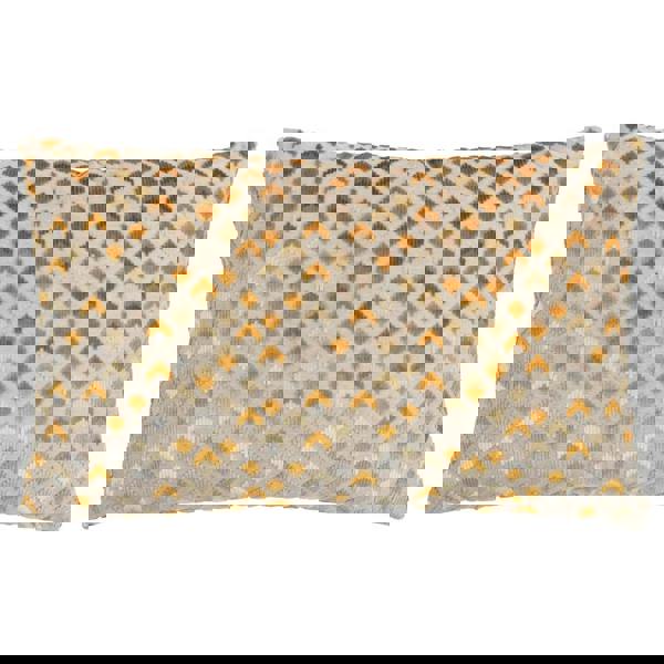 Paoletti Lexington Jacquard Velvet Cushion Cover - Gold