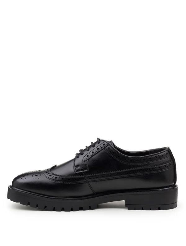 Roco Boys black chunky  brogues - Leyton