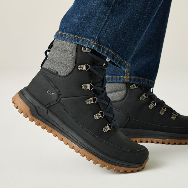 Regatta Mens Winsfield Walking Boots - Black