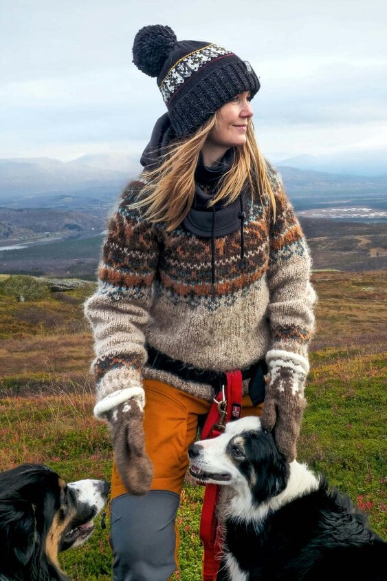 SuperBobble Shadow Pine Fairisle Knit Hat