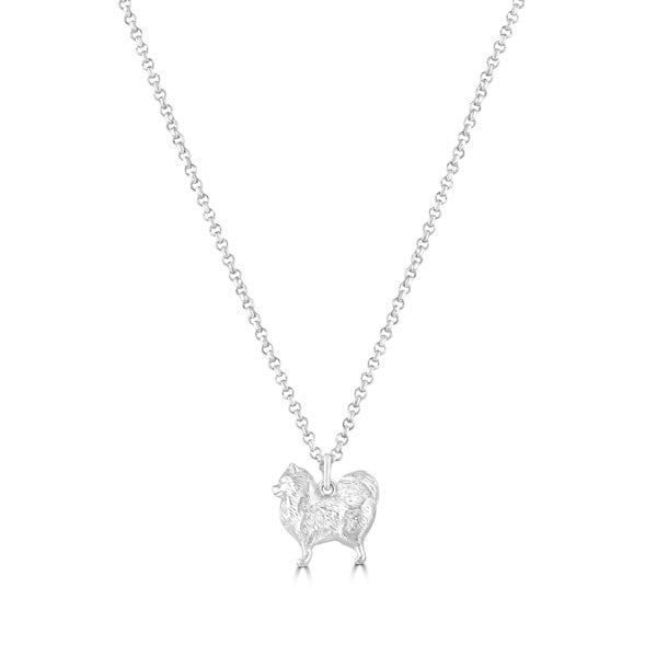 Mylee London Pomeranian Silver Necklace - Personalised