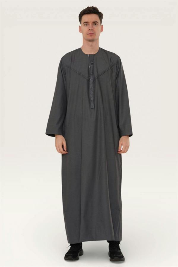 Infinity Leather Men's Eid Moroccan Jubba Robe Djellaba Ramadan Eid Thobe - HM11
